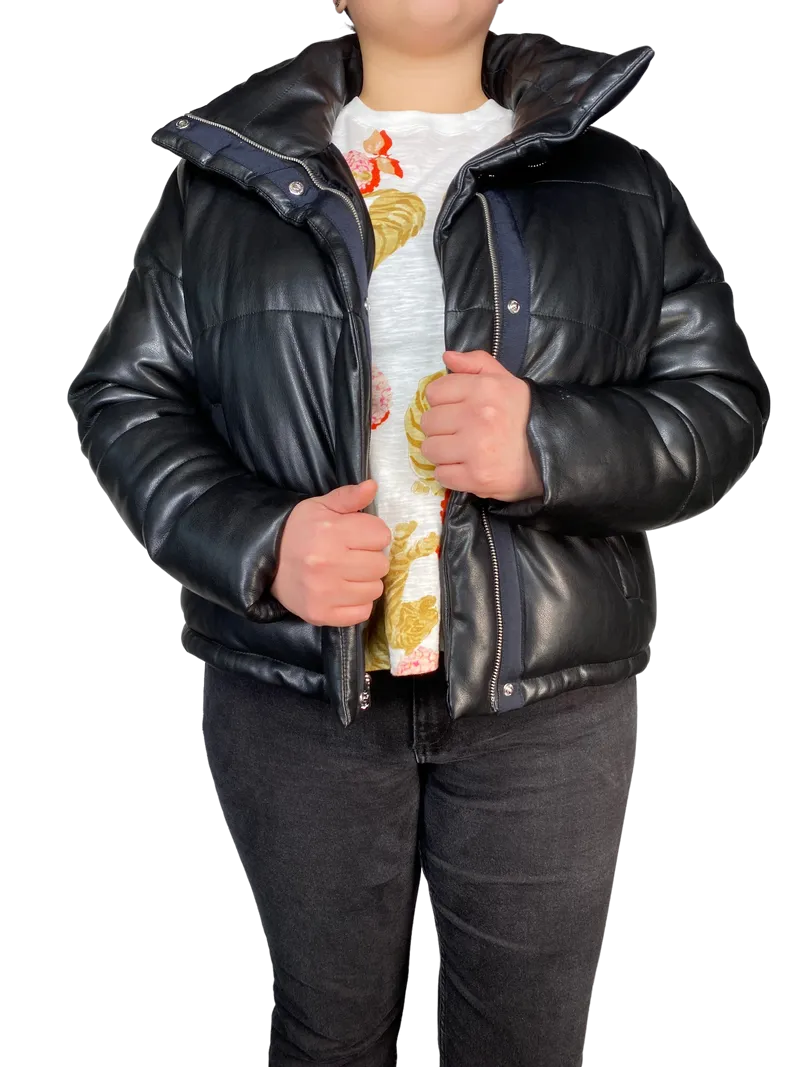 ABERCROMBIE & FITCH Parca Cuero Vegano PLUS SIZE