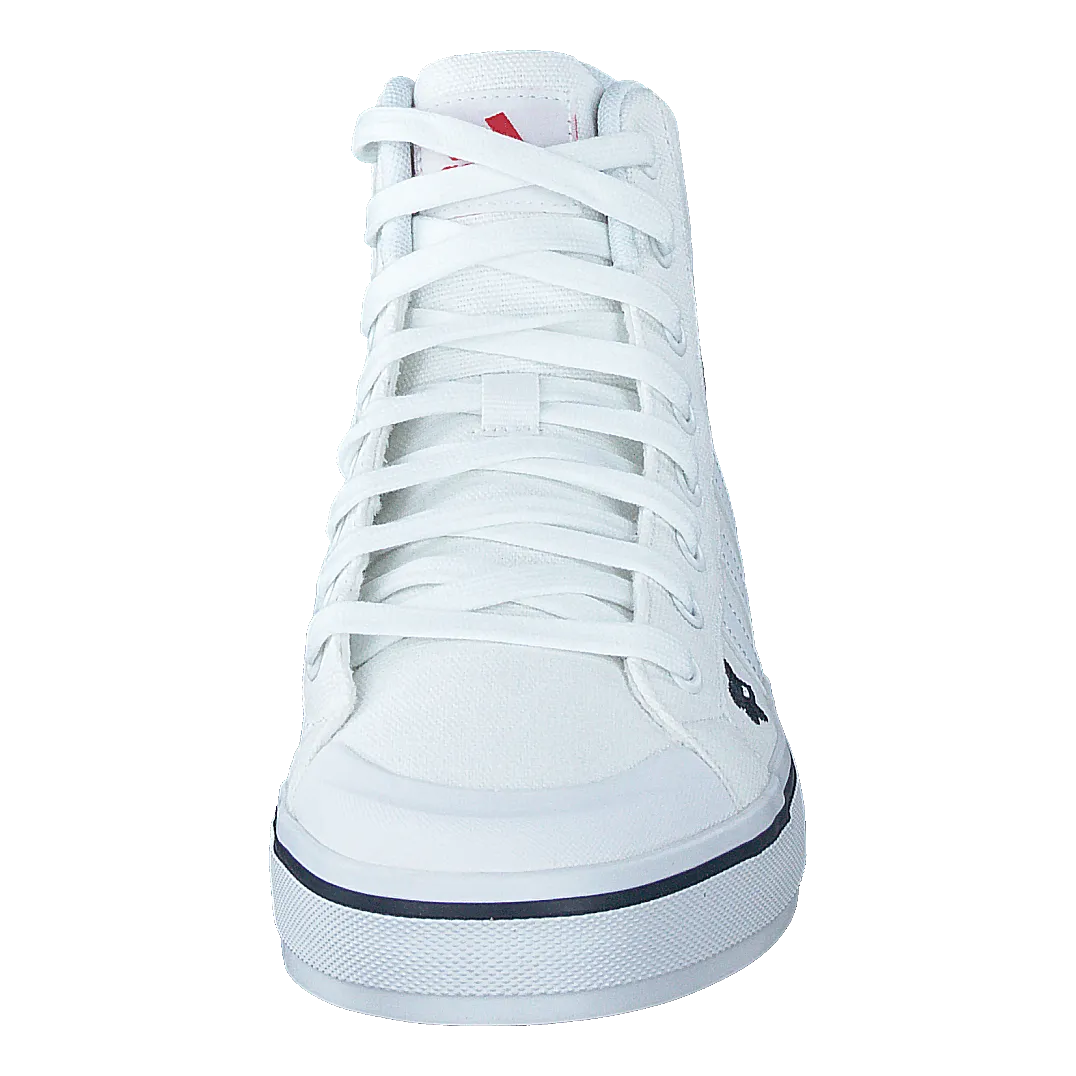 ADIDAS BRAVADA 2.0 LIFESTYLE SKATEBOARDING CANVAS MIDCUT GRAPHIC SHOES CLOUD WHITE / CLOUD WHITE / CLOUD WHITE