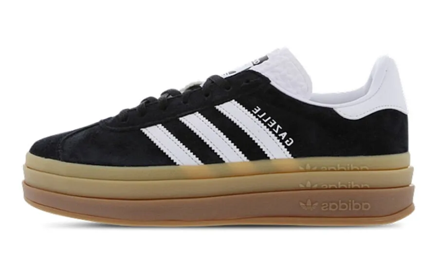 Adidas Gazelle Bold 'Black White Gum' (W)
