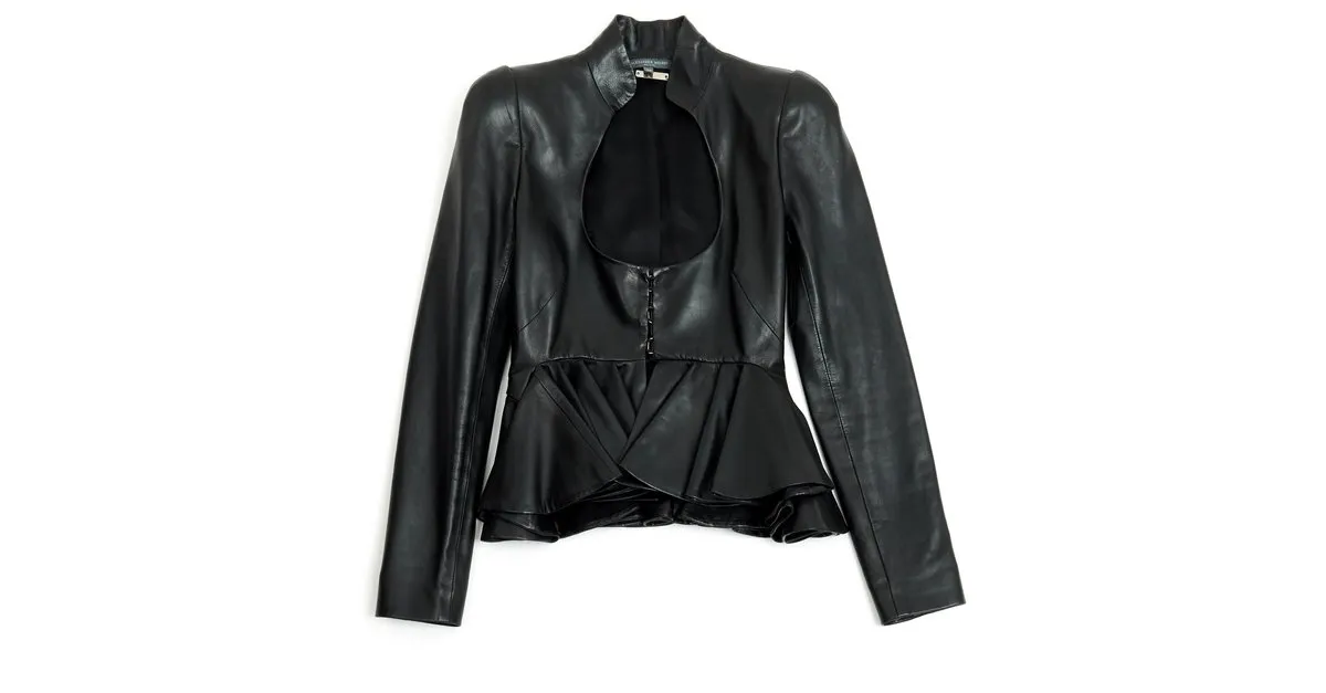 Alexander Mcqueen CUERO NEGRO FR34/36 