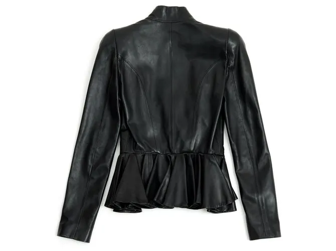 Alexander Mcqueen CUERO NEGRO FR34/36 