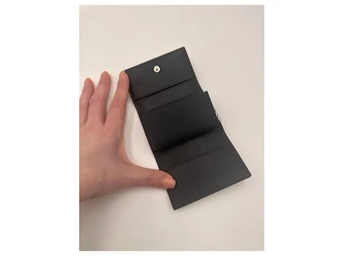 Alfred Dunhill Llavero Dunhill de cuero marrón Marrón oscuro 