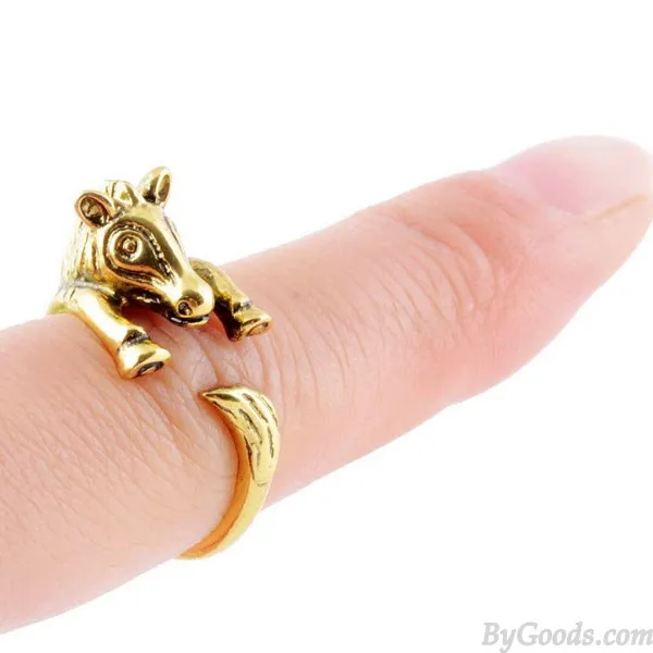 Animals Cute Alloy Zebra Opening Ring