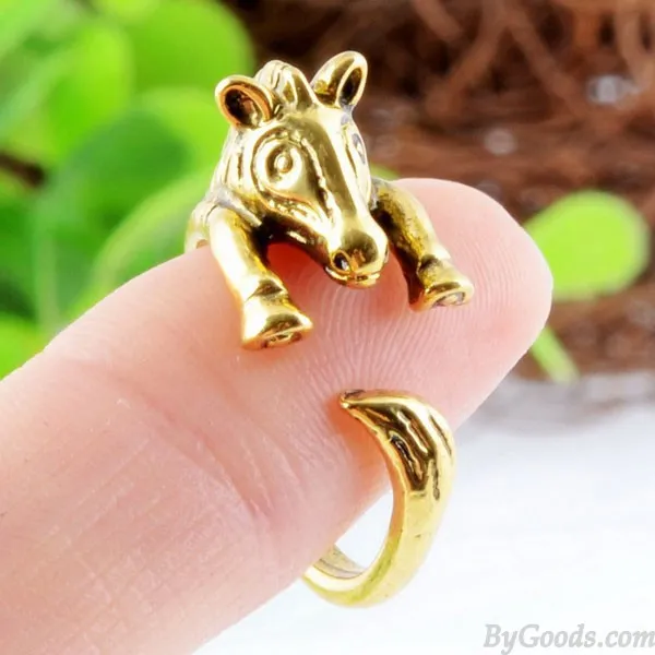 Animals Cute Alloy Zebra Opening Ring