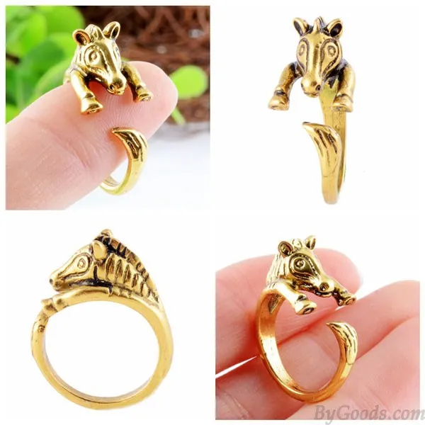 Animals Cute Alloy Zebra Opening Ring