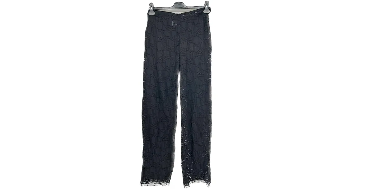 Autre Marque LESET Pantalón T.Viscosa S Internacional Negro 