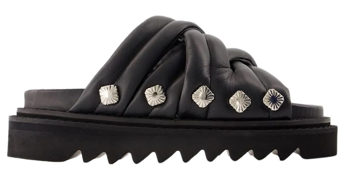 AUTRE MARQUE SANDALIAS AJ1345  TOGA PULLA  CUERO  NEGRO 