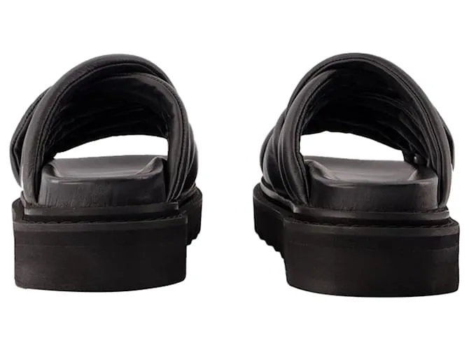 AUTRE MARQUE SANDALIAS AJ1345  TOGA PULLA  CUERO  NEGRO 