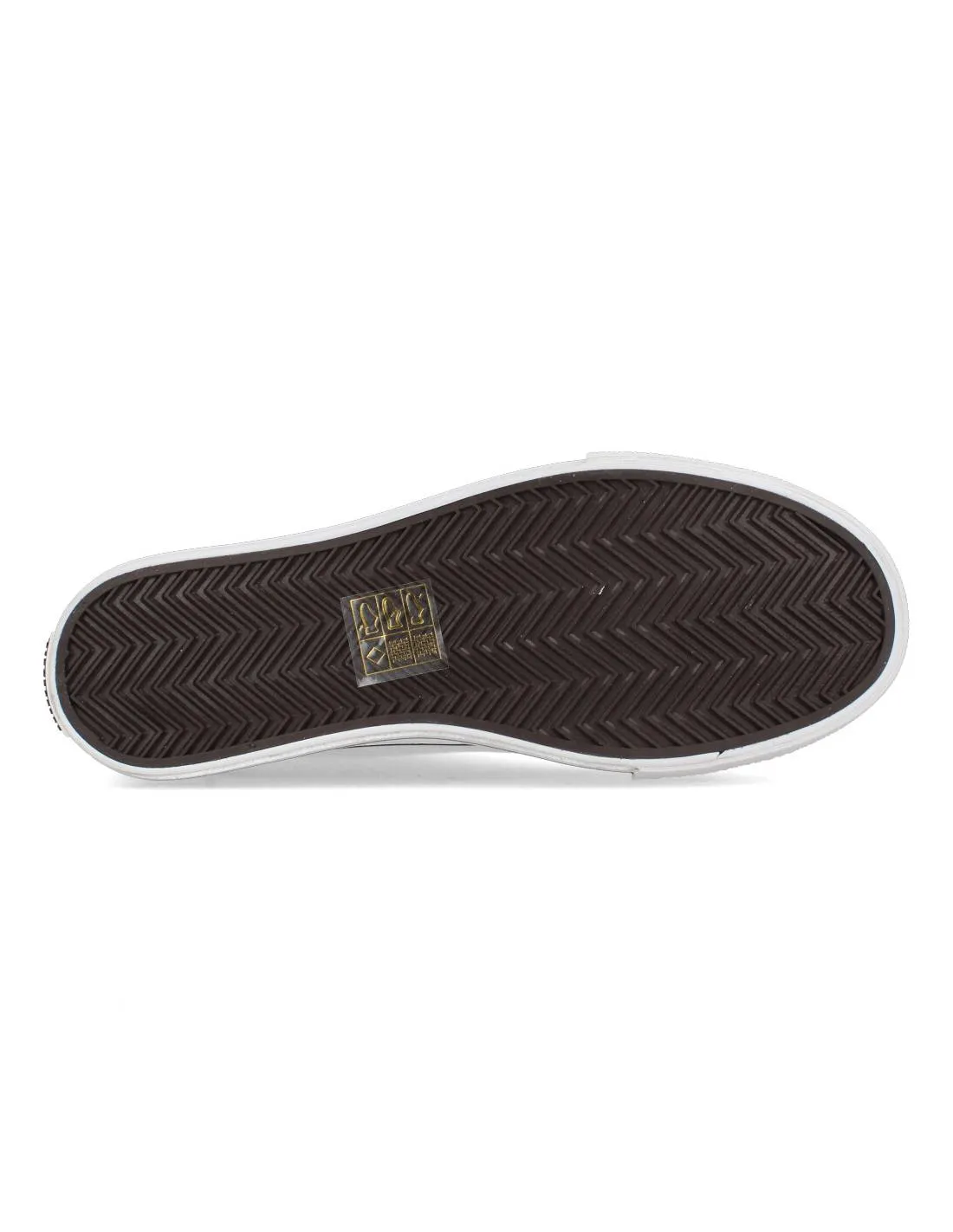 B&W  DEPORTIVA BASKET PLATAFORMA LONA BLANCO