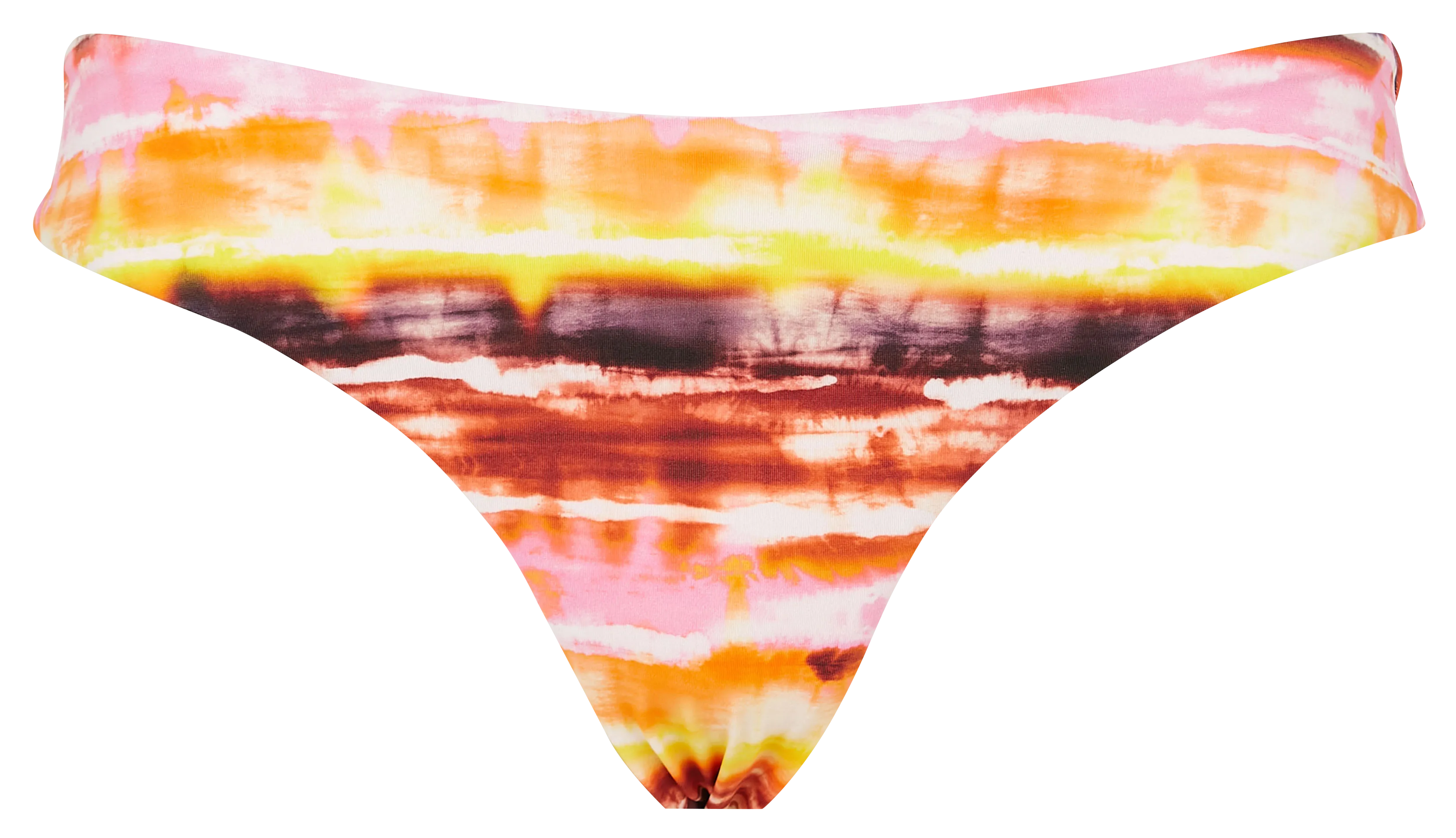 BANANA MOON TUPA HORIZONTE  BRAGUITA DE BIKINI EN FORMA DE TANGA EN MARRON