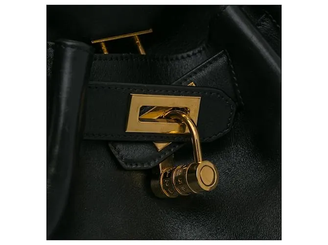 Bandolera de cuero negro Tom Ford con cierre frontal 