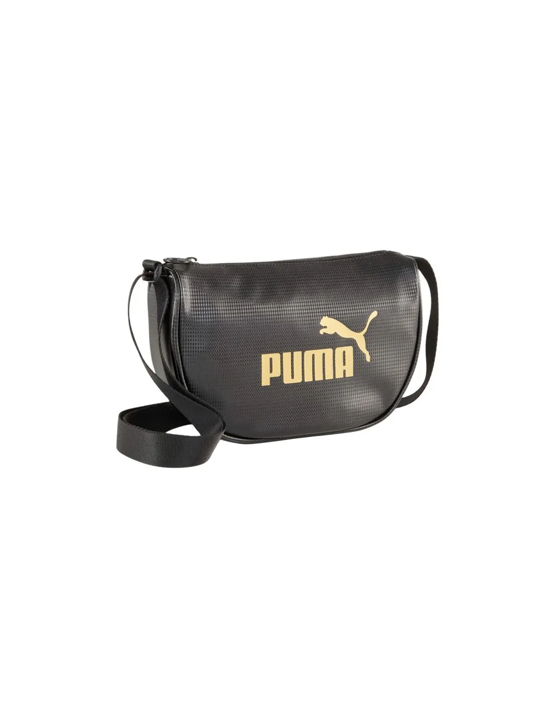 Bandolera Puma Core Up Half Moon Negro Mujer