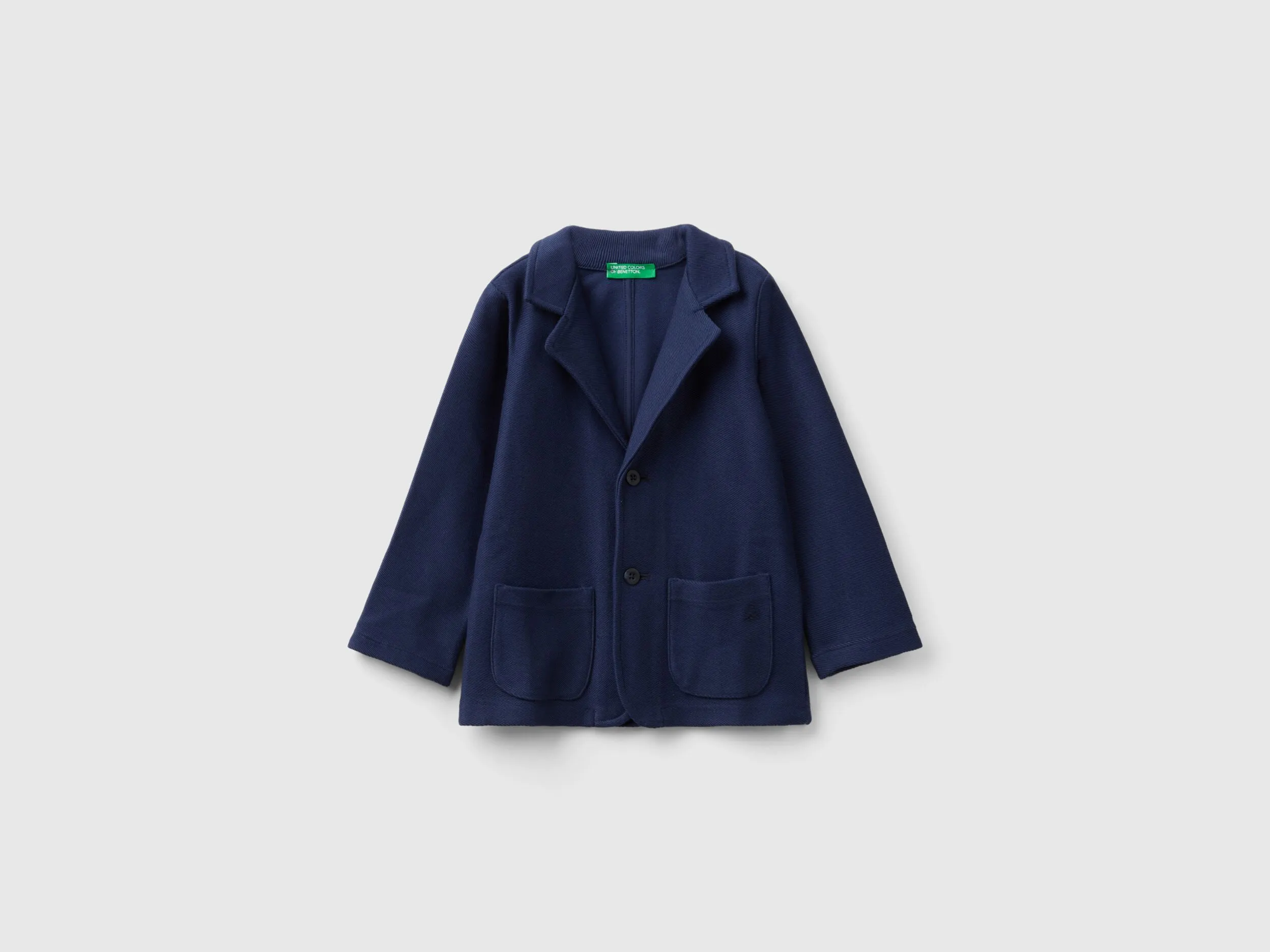 Blazer de felpa con bolsillos