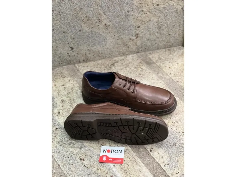 BLUCHER DE PIEL 0107 NOTTON EN COLOR MARRÓN O NEGRO