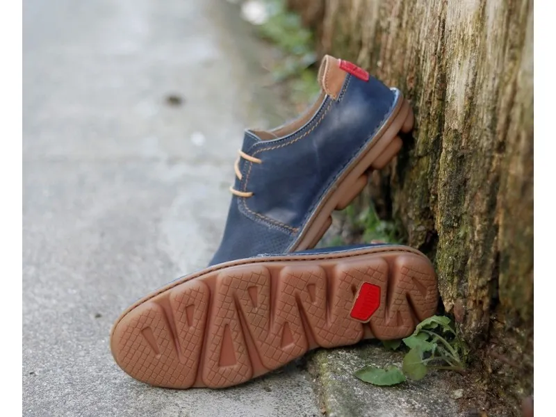 BLUCHER DE PIEL 7000 ON FOOT EN COLOR MARINO O CUERO