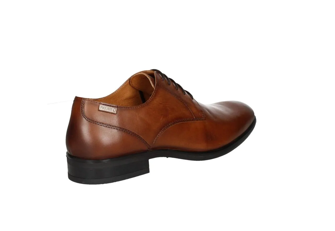 Blucher Liso Piel Cuero Piso Goma