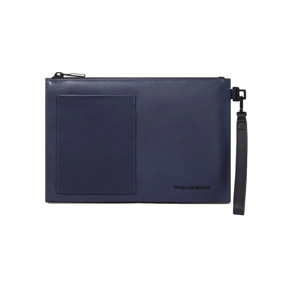 Bolso de Mano de Piel Piquadro AC6367S130/BLU Color Marino