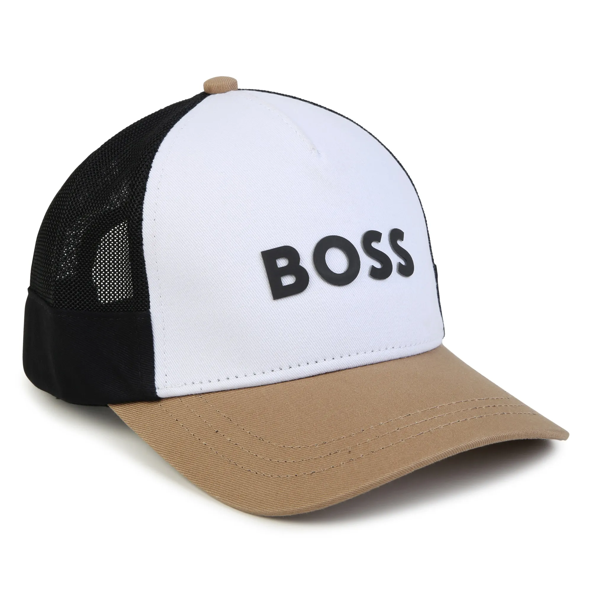 BOSS Gorra de algodón y malla