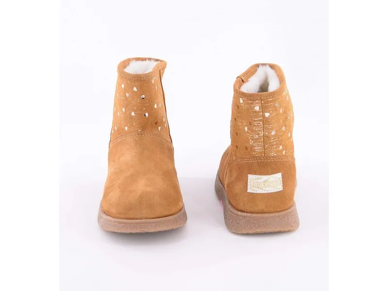 BOTA DE PIEL SERRAJE 402986 PABLOSKY EN COLOR AMBAR