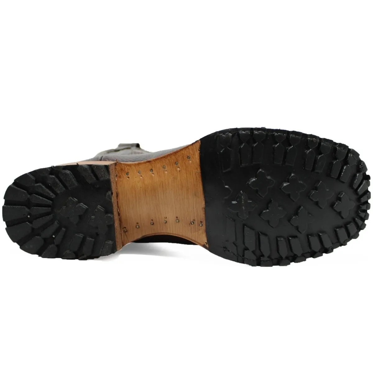 BOTAS DE CUERO CUELLO DE TORO ORIGINAL HORMA RODEO SUELA TRACTOR WD284
