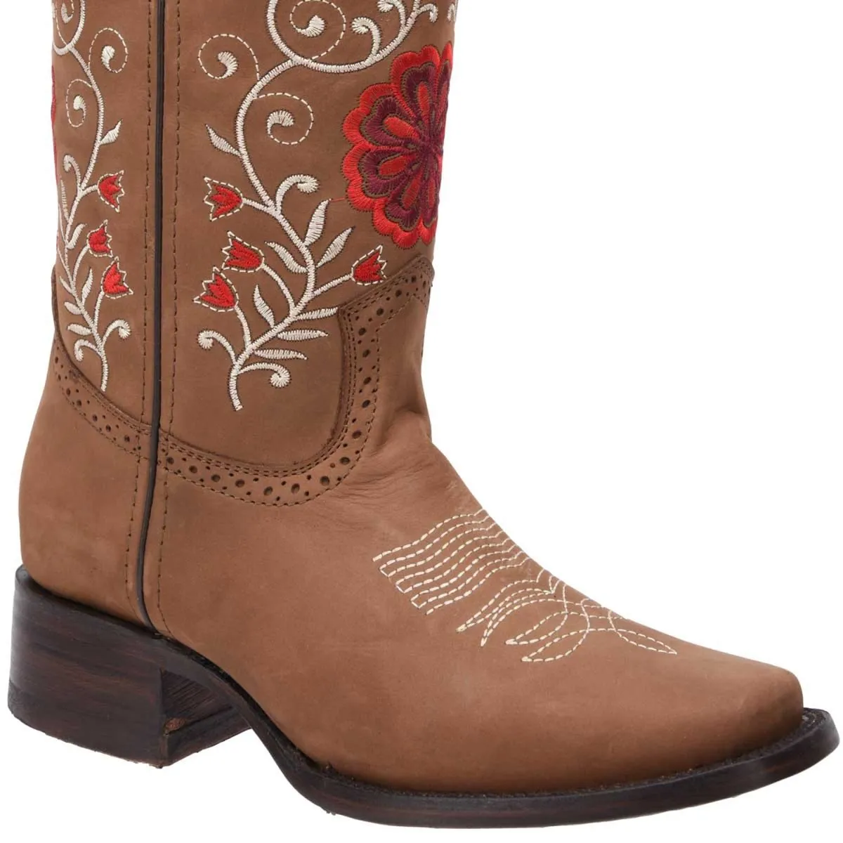 BOTAS DE CUERO HORMA RODEO CRAZY PARA MUJER WD497