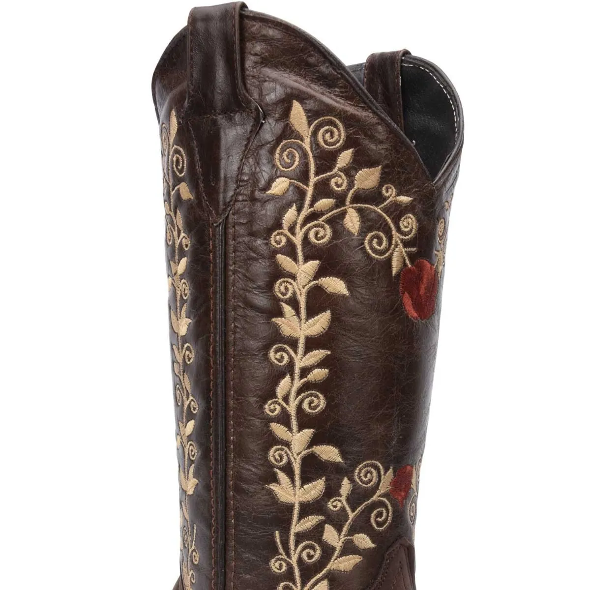 BOTAS DE CUERO HORMA RODEO PARA MUJER WD479
