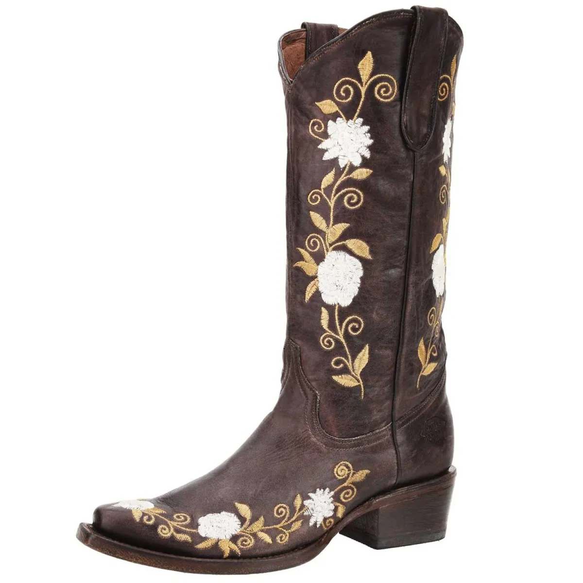 BOTAS DE CUERO HORMA RODEO PARA MUJER WD494
