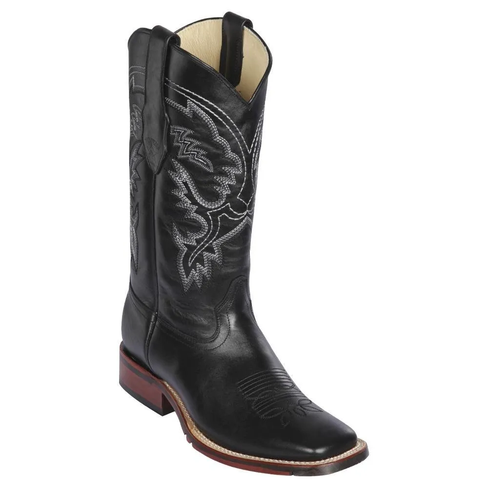 BOTAS DE CUERO PUNTA ANCHA LAB8263805