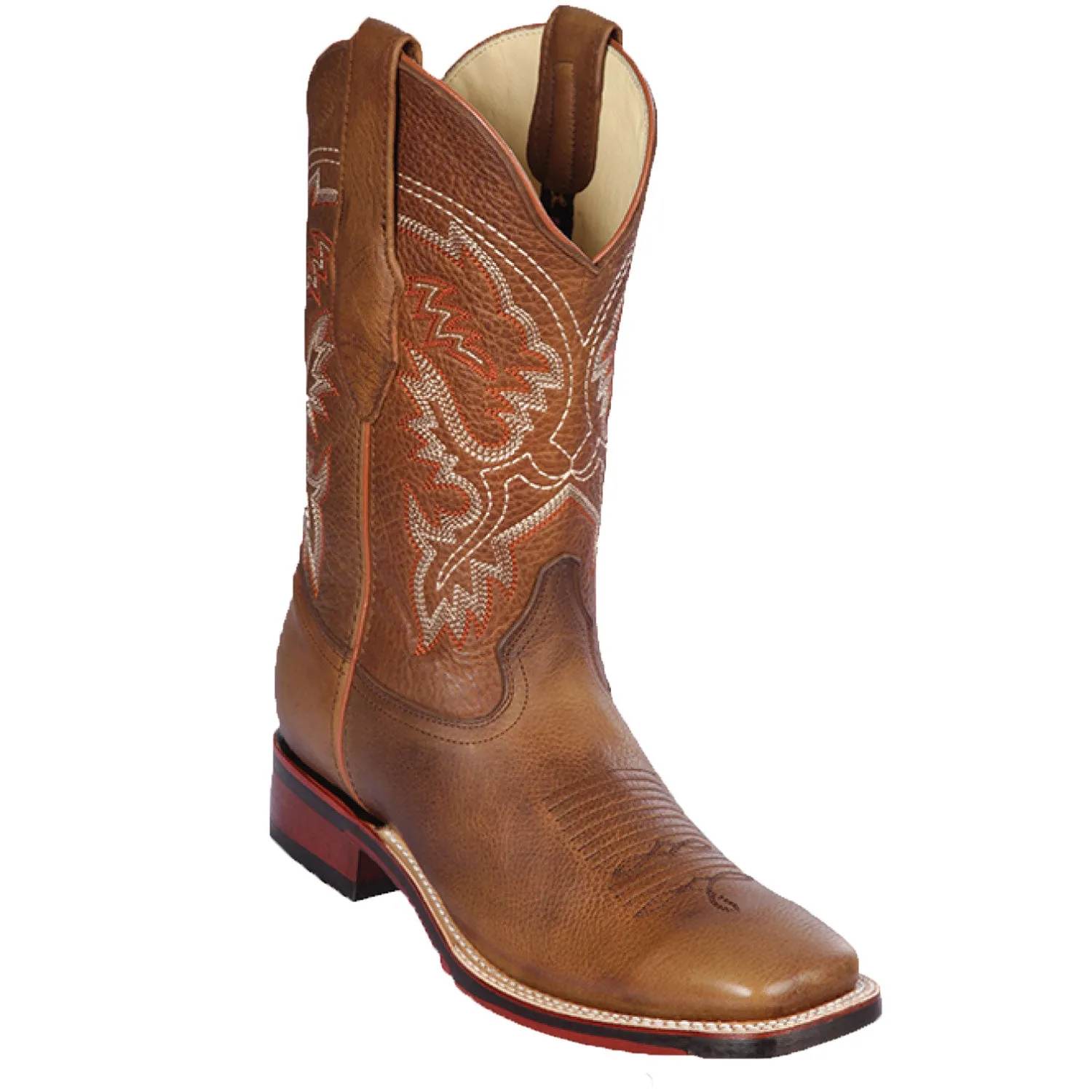 BOTAS DE CUERO PUNTA ANCHA LAB8269951