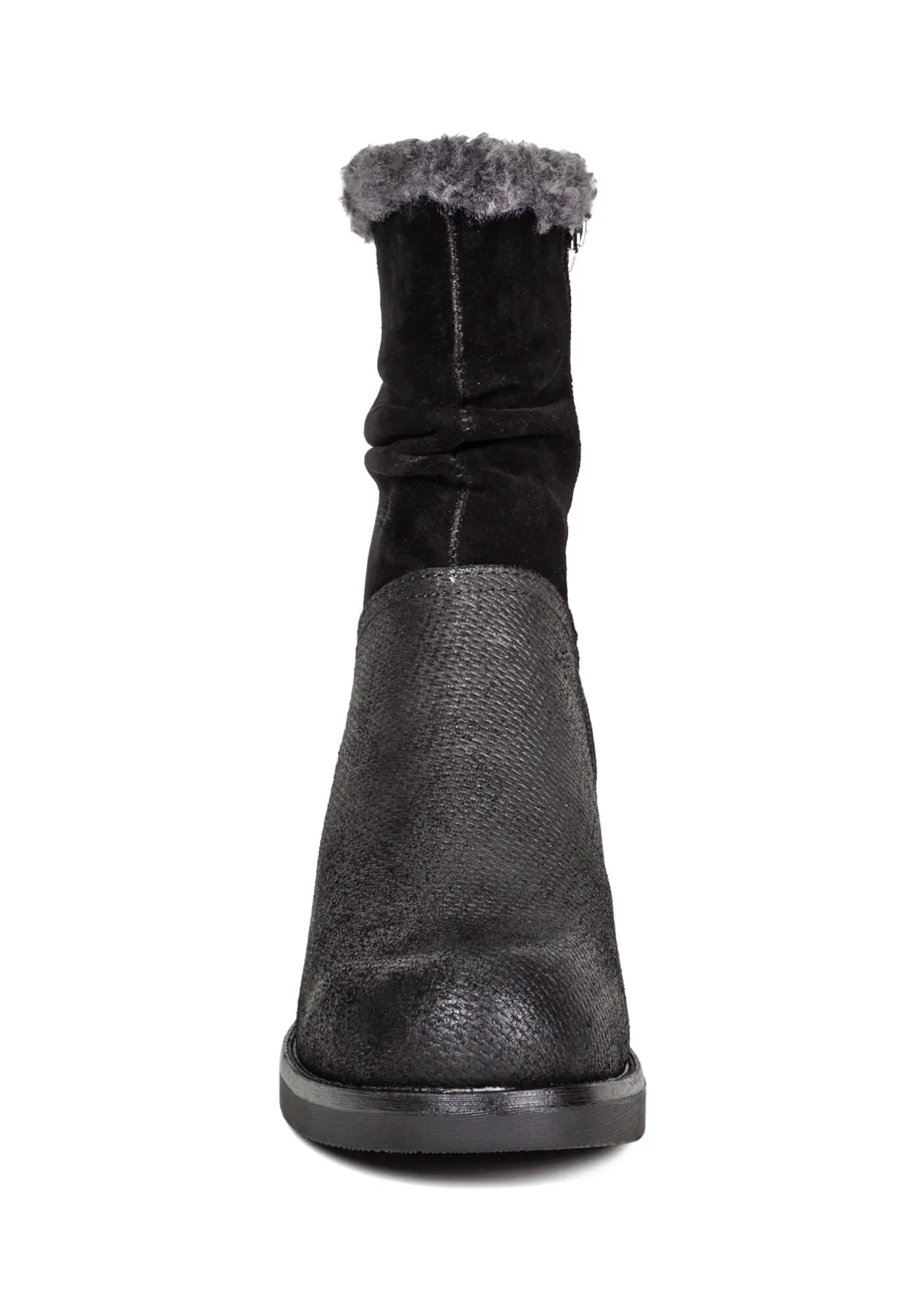Botín Cuero Estefania Negro