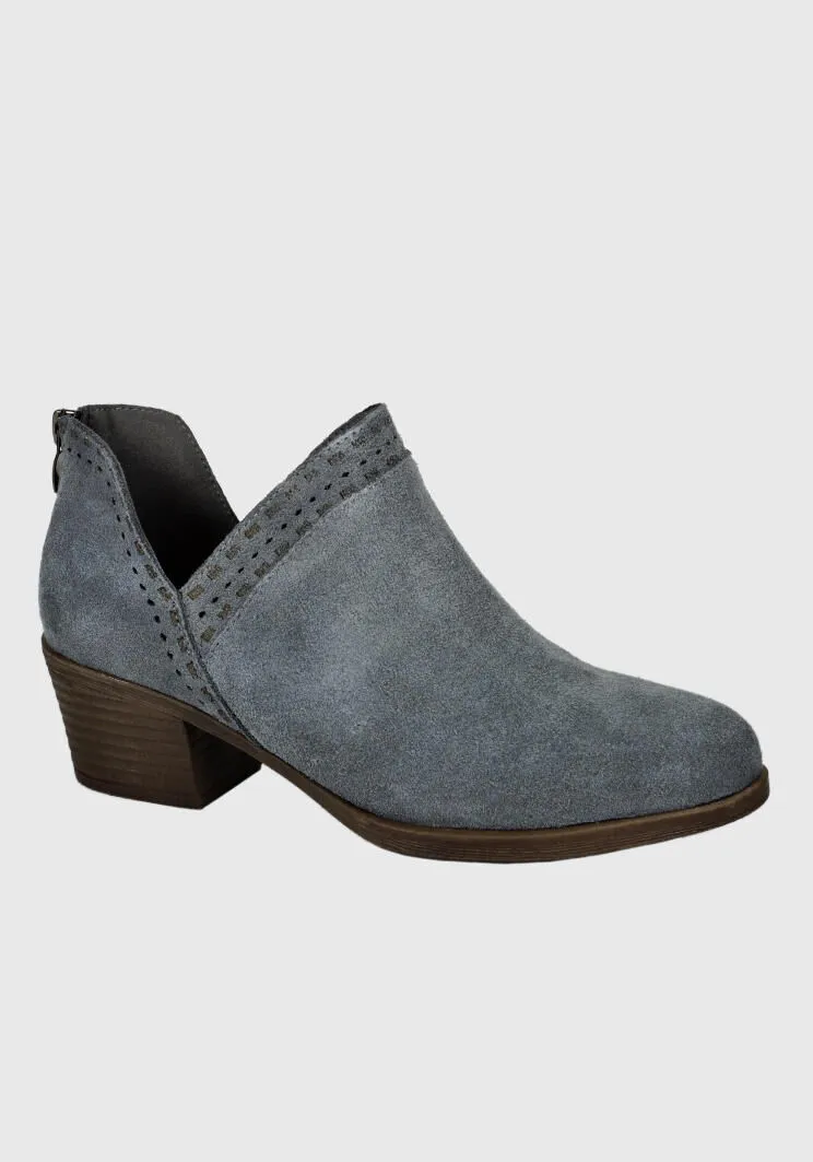 Botín Cuero Fintan Azul
