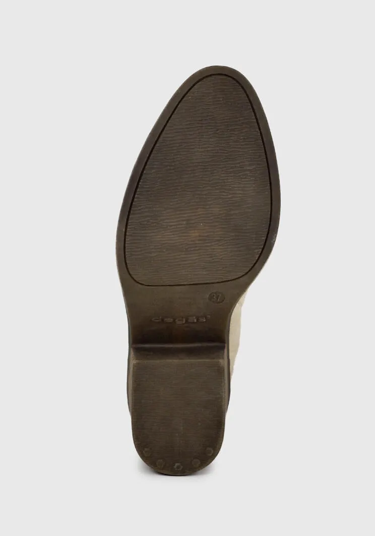 Botín Cuero Xiana Beige