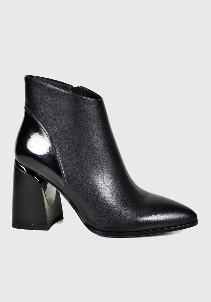 Botín Cuero Ziva Negro