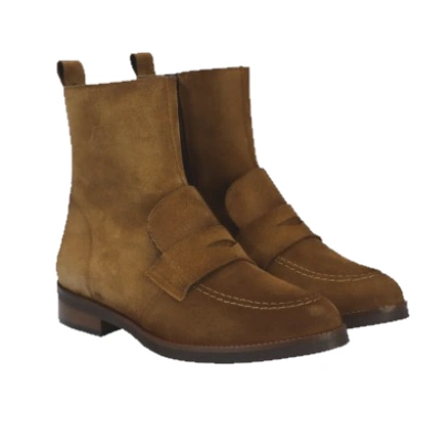 Botin mujer plano cuero Viguera