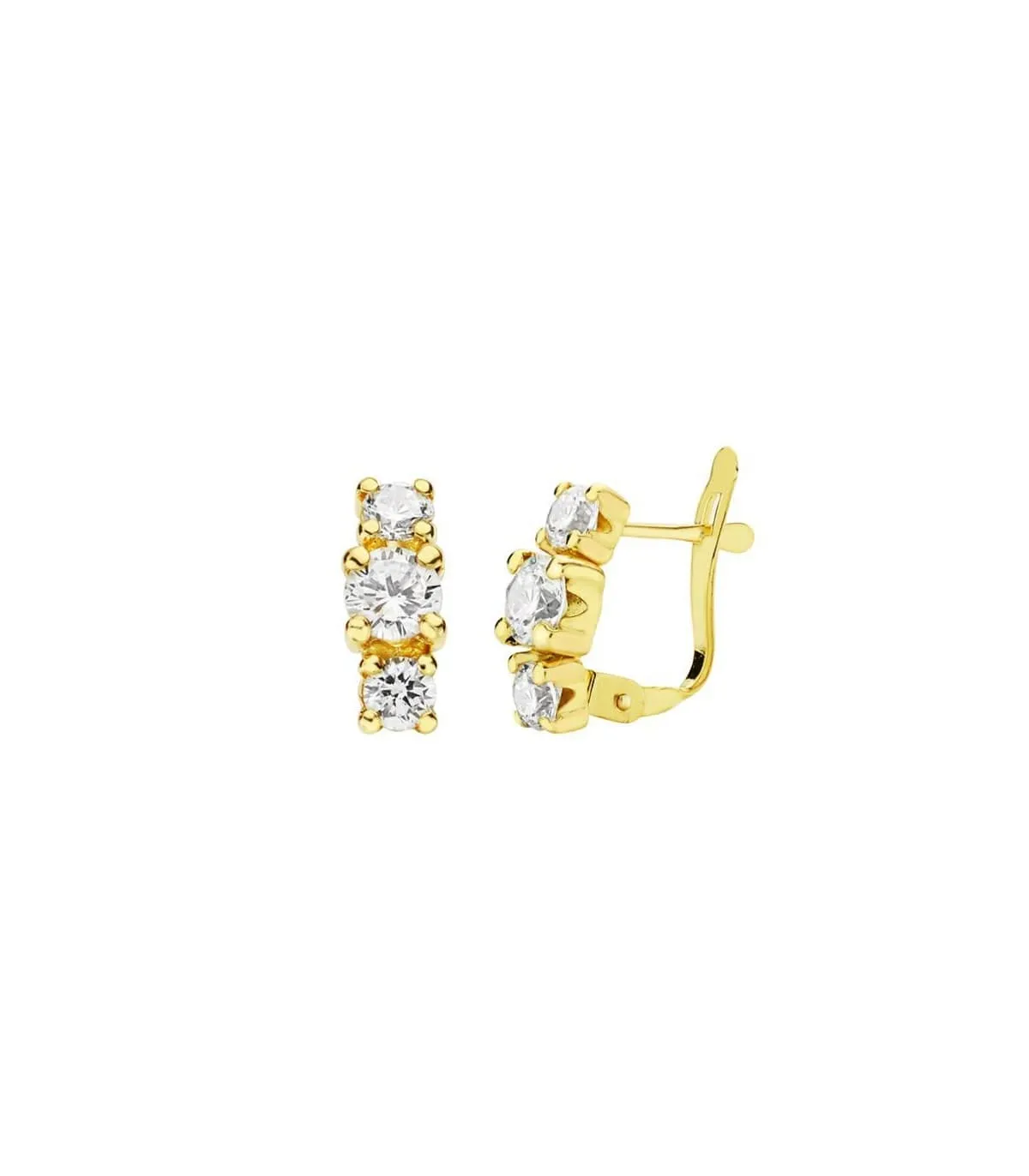 Boucles d'oreilles or jaune Polixena 18 Carats