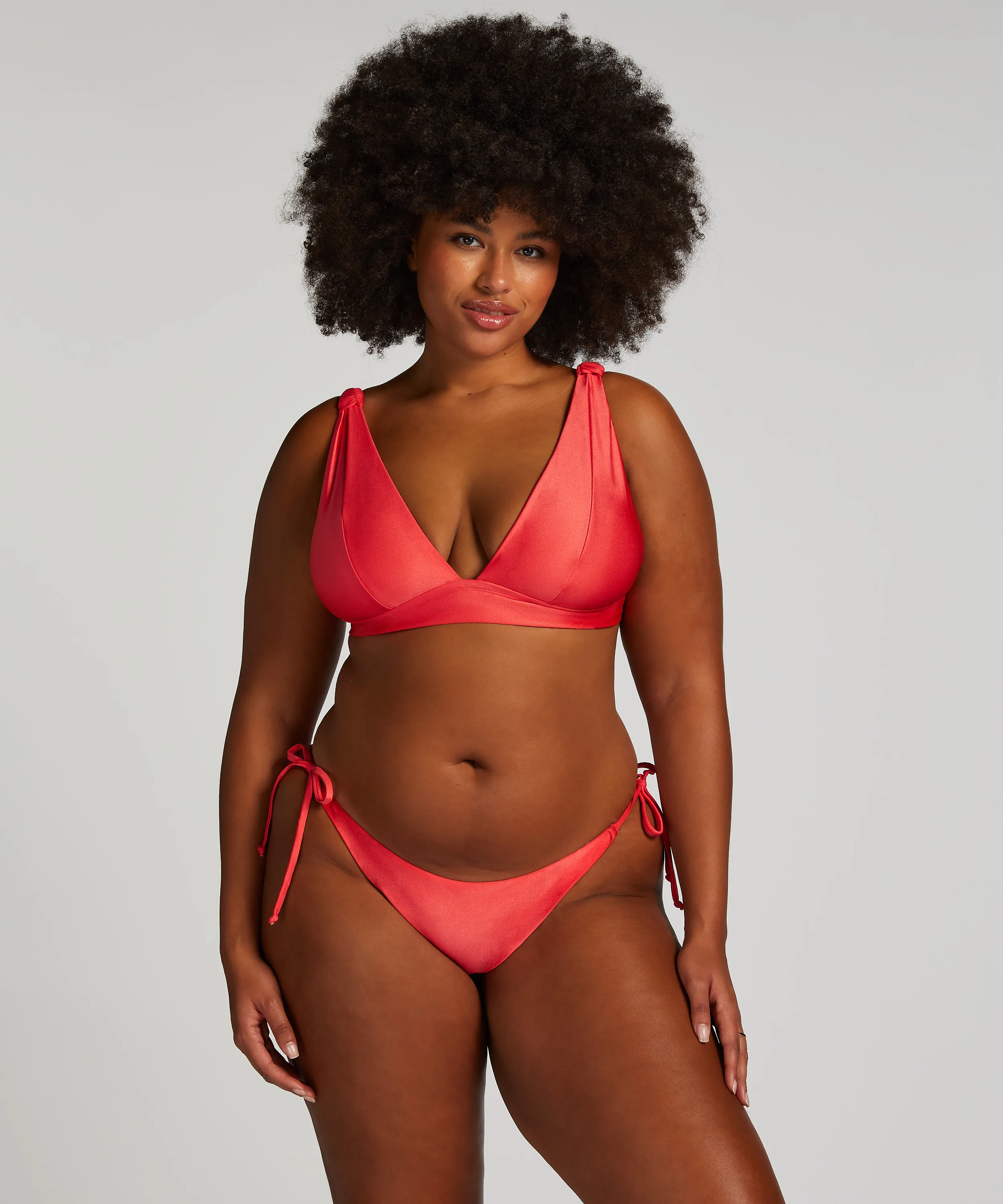 BRAGUITA DE BIKINI CHEEKY TANGA LUXE  ROJO