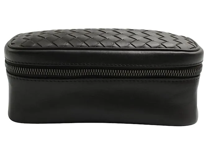 Caja para reloj Bottega Veneta en cuero marrón Castaño 