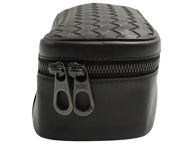 Caja para reloj Bottega Veneta en cuero marrón Castaño 