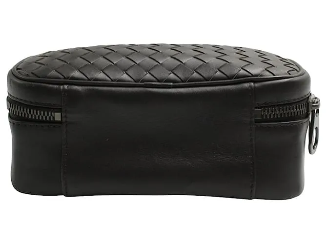 Caja para reloj Bottega Veneta en cuero marrón Castaño 