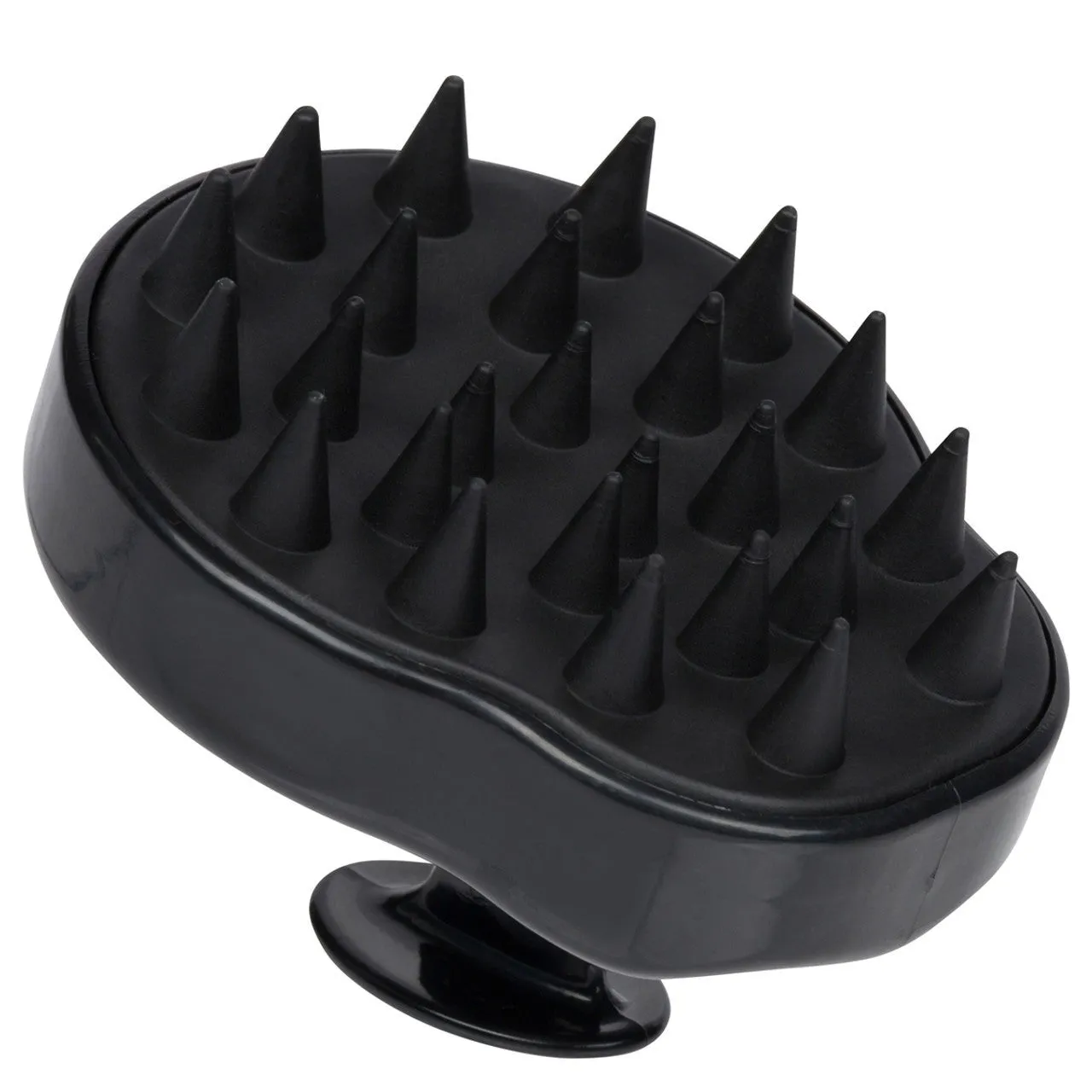 CALA Scalp Massaging Shampoo Brush Black Cepillo Masajeador del Cuero Cabelludo
