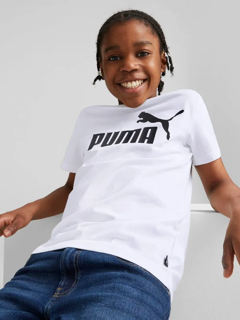 CAMISETA BáSICA 'PUMA'  BLANCO