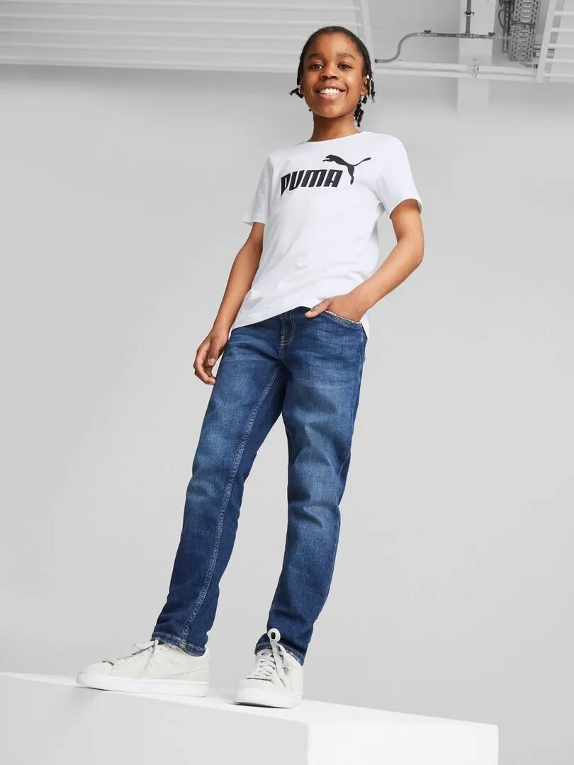 CAMISETA BáSICA 'PUMA'  BLANCO