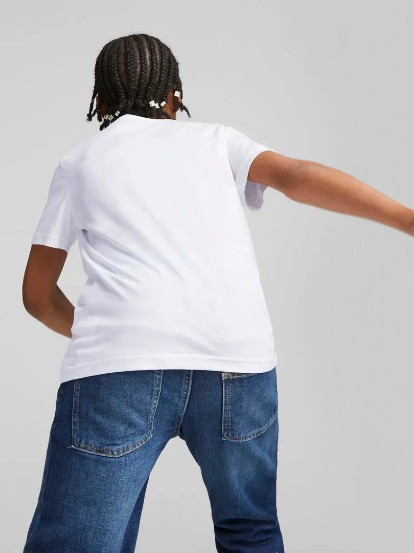 CAMISETA BáSICA 'PUMA'  BLANCO
