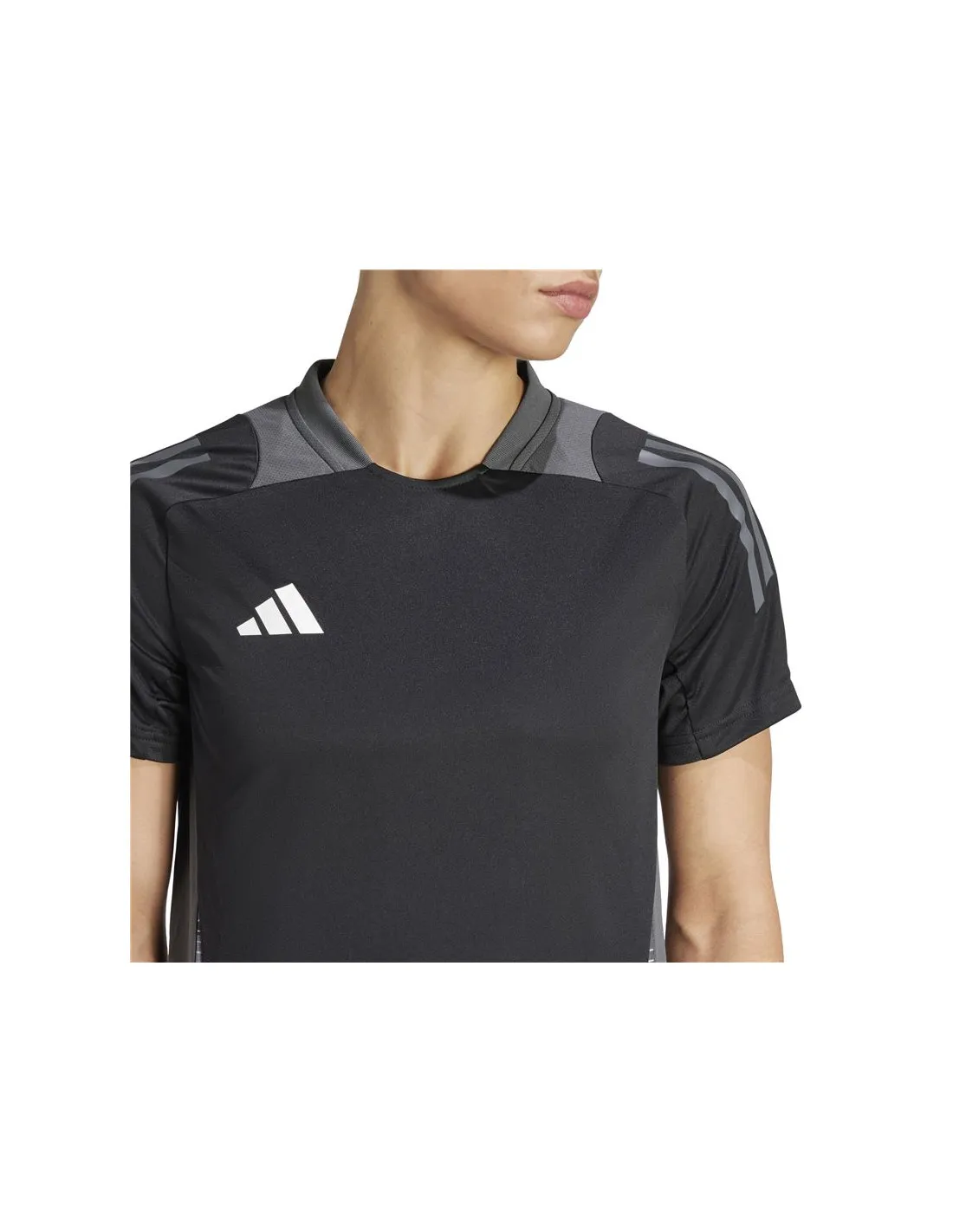 Camiseta de Fútbol adidas Tiro24 Competition Mujer Negro