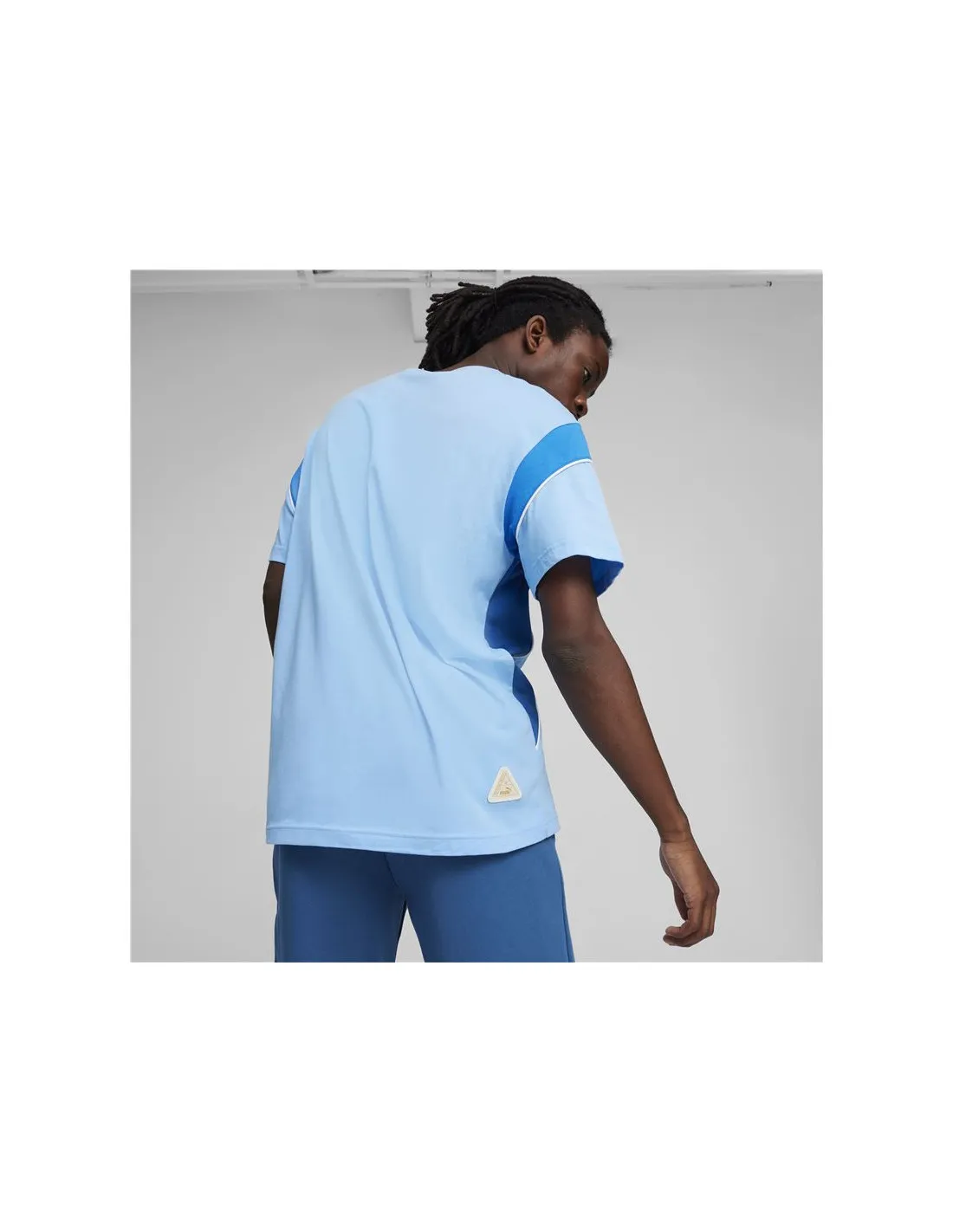 Camiseta de Fútbol Puma Manchester City FtblArchive Azul  Hombre