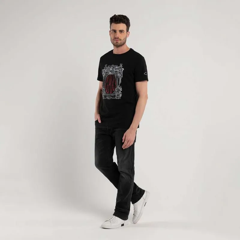 Camiseta Manga Corta Para Hombre Replay