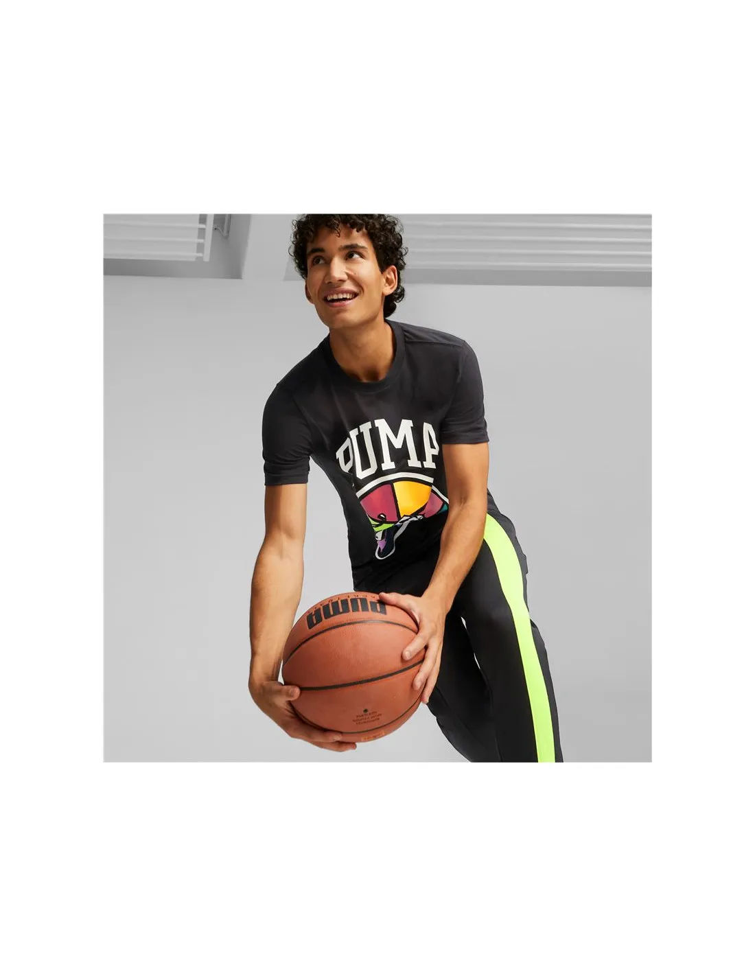Camiseta Puma Box Out 1 Hombre BK