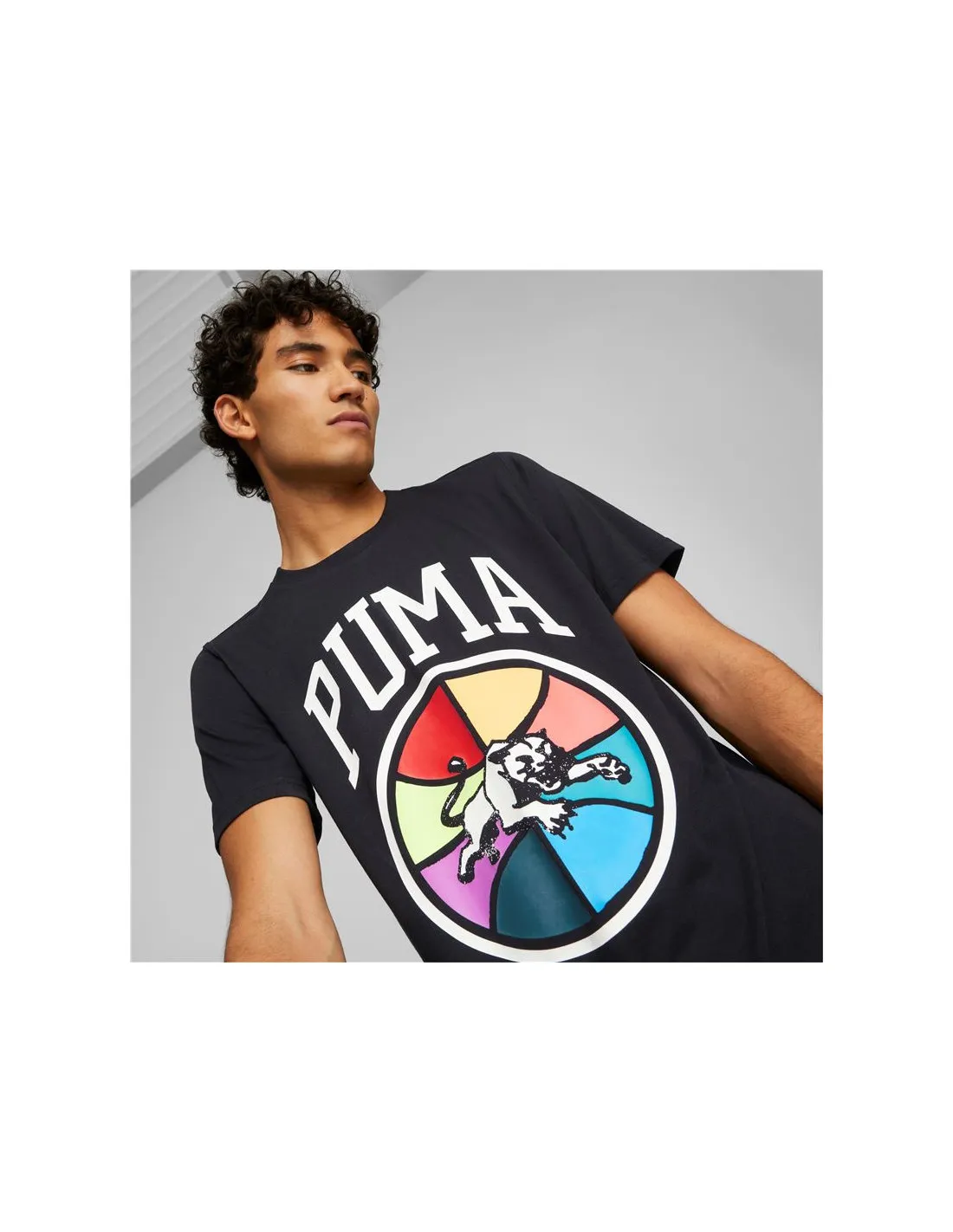 Camiseta Puma Box Out 1 Hombre BK