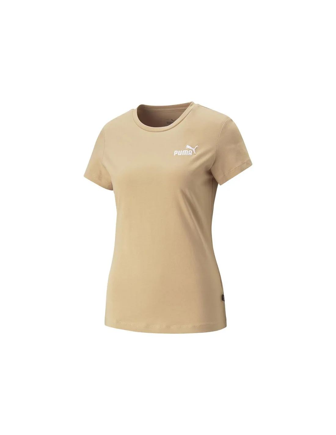 Camiseta Puma Essentials+ Embroidery Mujer Dusty Tan