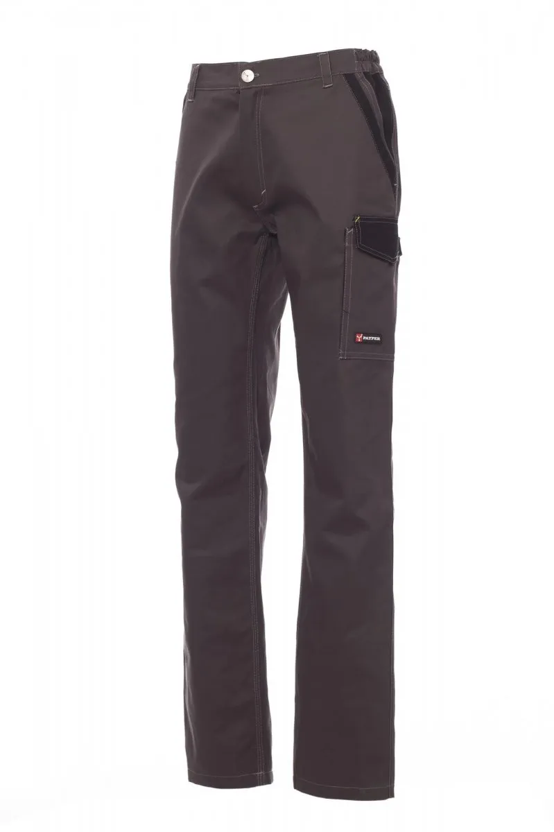 CANYON. Pantalón para todo el año con lateral elástico y trabillas en la cintura. Cierre con cremallera y botón metálico